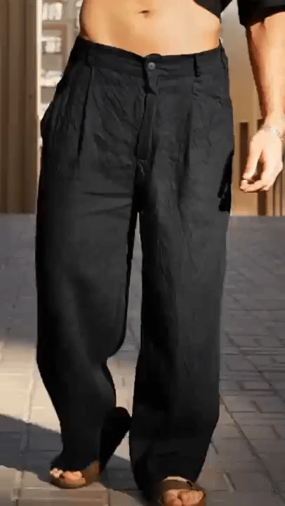 50% RABATT NUR HEUTE  Lorenzo™ - Lässige Leinenhose