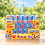 ClickCalm™ - Mini-Fidget-Tastatur als Schlüsselanhänger