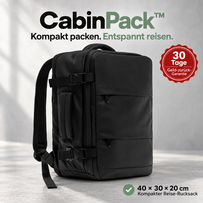 50% RABATT NUR HEUTE | CabinPack™ - Reiserucksack