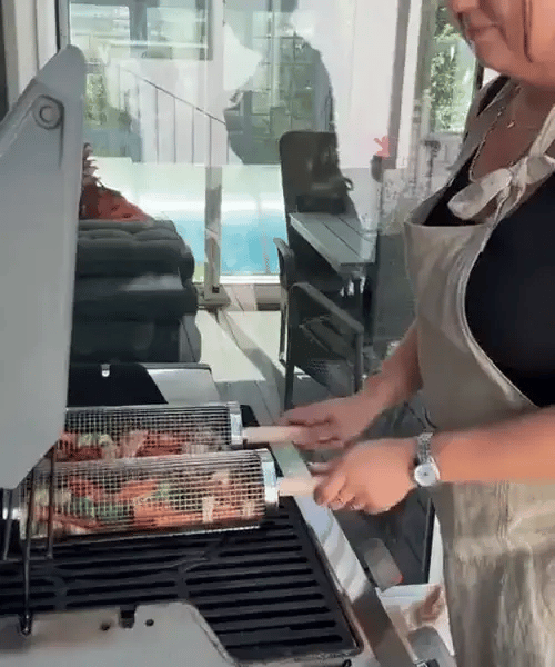 1+1 GRATIS HEUTE  GrillBarrel™ - Rollender Grillkorb