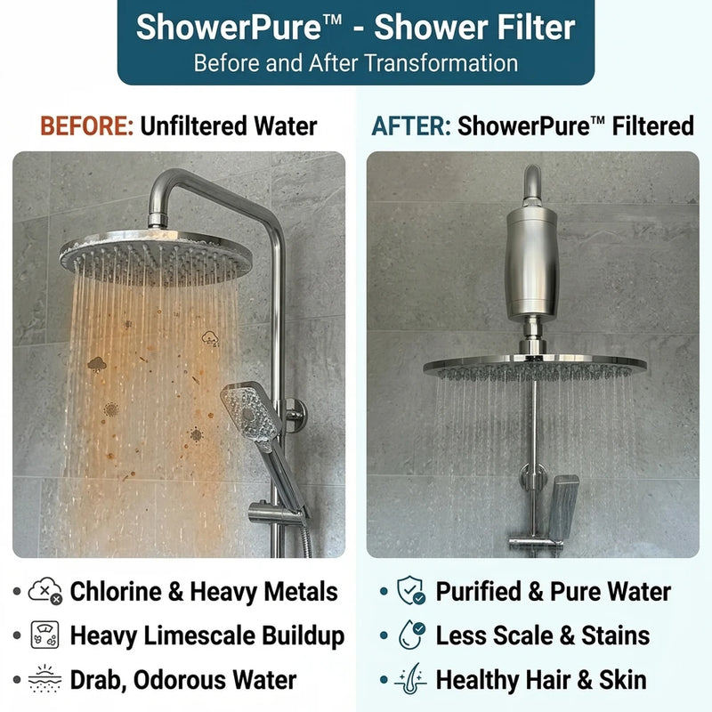 50% RABATT NUR HEUTE | ShowerPure™ - Duschfilter