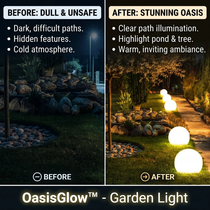50% RABATT NUR HEUTE | OasisGlow™ - Gartenleuchte
