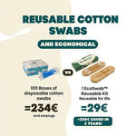50% RABATT NUR HEUTE | EcoSwab™ - Wiederverwendbare Wattestäbchen