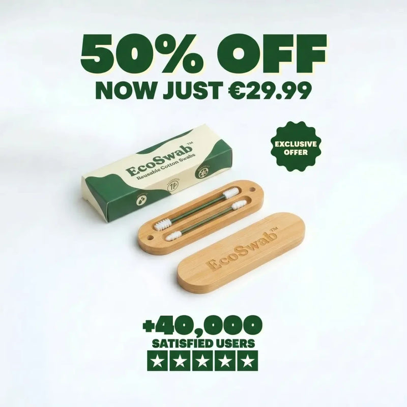50% RABATT NUR HEUTE | EcoSwab™ - Wiederverwendbare Wattestäbchen