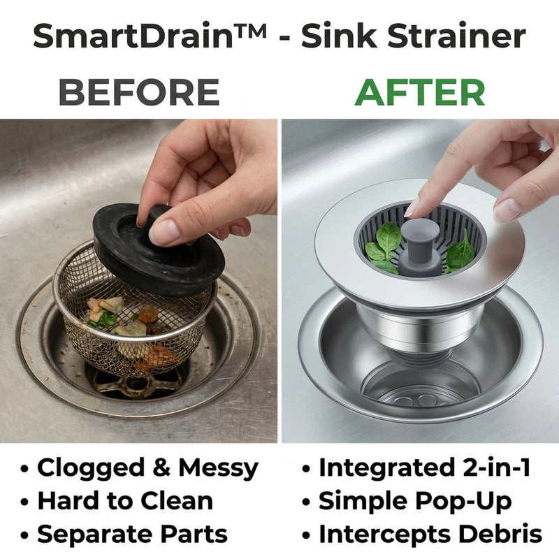 3+2 GRATIS HEUTE | SmartDrain™ - Spülbeckensieb
