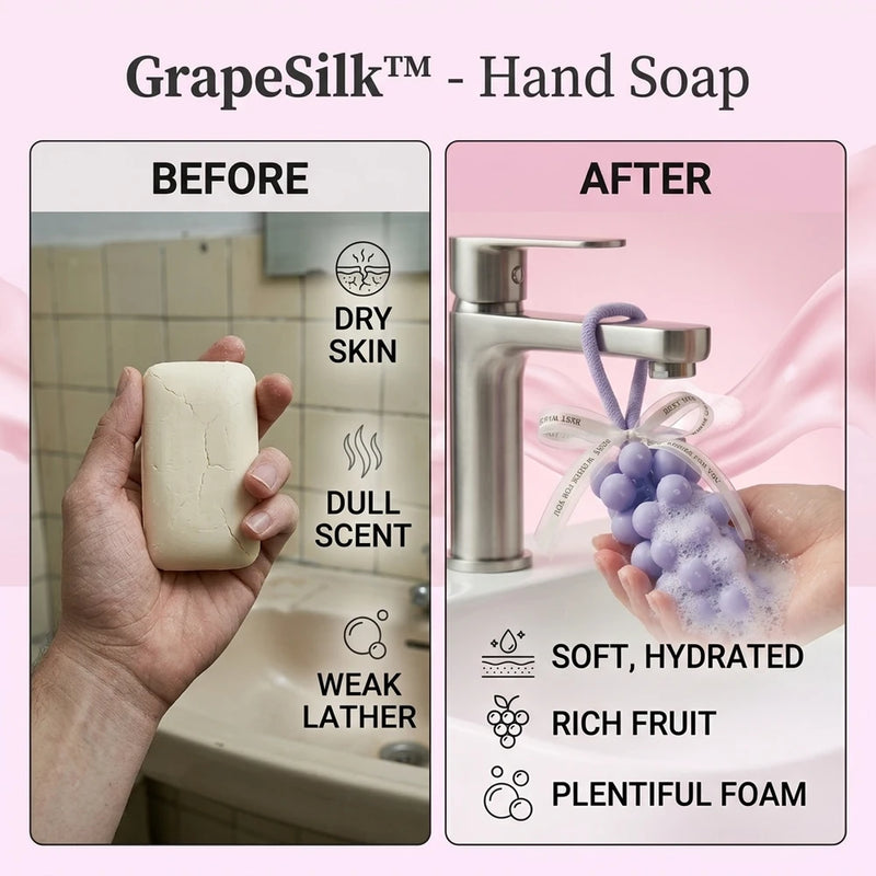 50% RABATT NUR HEUTE | GrapeSilk™ - Handseife