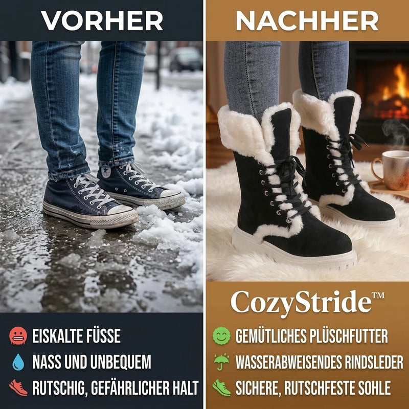 50% RABATT NUR HEUTE | CozyStride™ - Wadenhohe Schneestiefel