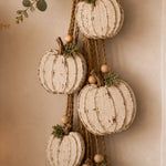 50% RABATT NUR HEUTE | DoorHarvest™ - 5-Kürbis-Herbst-Türkranz