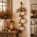 50% RABATT NUR HEUTE | DoorHarvest™ - 5-Kürbis-Herbst-Türkranz