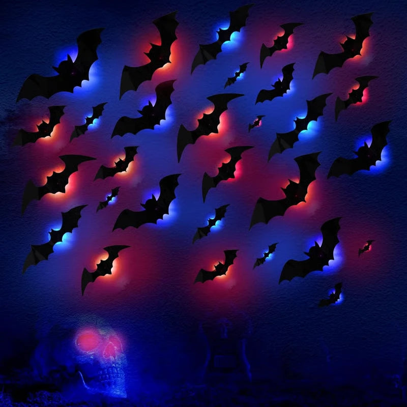 50% RABATT NUR HEUTE | BatGlow™ - 3D Fledermaus LED-Deko
