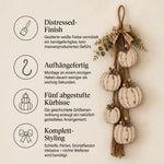 50% RABATT NUR HEUTE | DoorHarvest™ - 5-Kürbis-Herbst-Türkranz