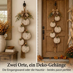 50% RABATT NUR HEUTE | DoorHarvest™ - 5-Kürbis-Herbst-Türkranz