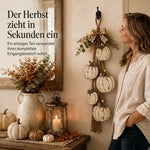 50% RABATT NUR HEUTE | DoorHarvest™ - 5-Kürbis-Herbst-Türkranz