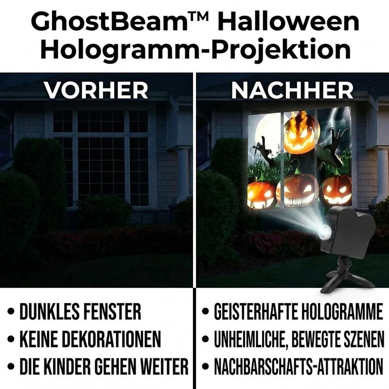 50% RABATT NUR HEUTE | GhostBeam™ - Halloween Hologram-Projektion
