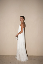 50% RABATT NUR HEUTE | FringeSway™ - Fransen-Plissee-Maxikleid