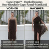 50% RABATT NUR HEUTE | CapeDrape™ - One-Shoulder-Maxikleid