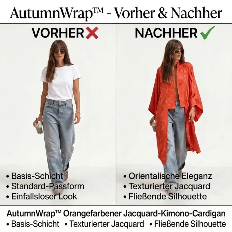 50% RABATT NUR HEUTE | AutumnWrap™ - Kimono-Cardigan