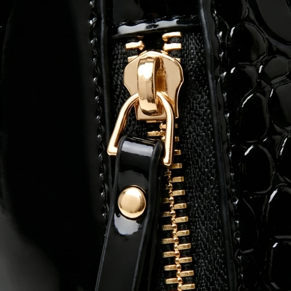 50% RABATT NUR HEUTE | CrocGloss™ - Crossbody-Handtasche