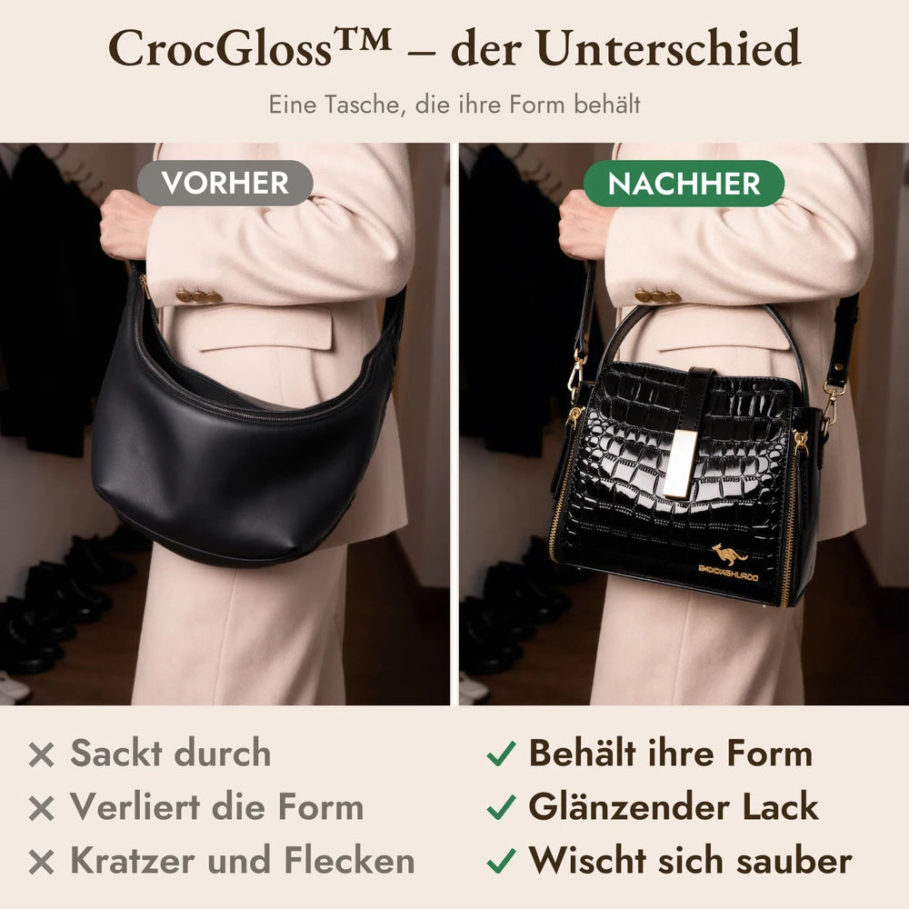 50% RABATT NUR HEUTE | CrocGloss™ - Crossbody-Handtasche