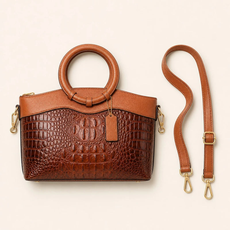 50% RABATT NUR HEUTE | GoldHandle™ - Vintage-Ledertasche