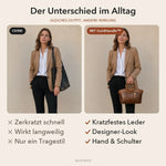 50% RABATT NUR HEUTE | GoldHandle™ - Vintage-Ledertasche
