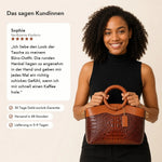 50% RABATT NUR HEUTE | GoldHandle™ - Vintage-Ledertasche