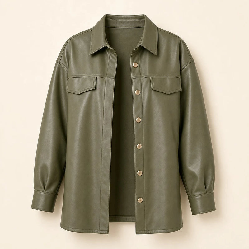 50% RABATT NUR HEUTE | SlouchLux™ - Moderne Lederjacke