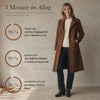 50% RABATT NUR HEUTE | SuedeDrape™ - Vintage-Trenchcoat