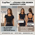 50% RABATT NUR HEUTE | CupTee™ - Knot T-Shirt – Integrierter BH