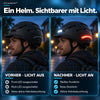 50% RABATT NUR HEUTE | GlowHelm™ - Fahrradhelm mit Front- und Rücklicht