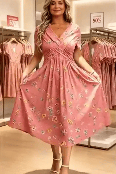 50% RABATT NUR HEUTE  Alora™ - Kleid mit Twist-Taille