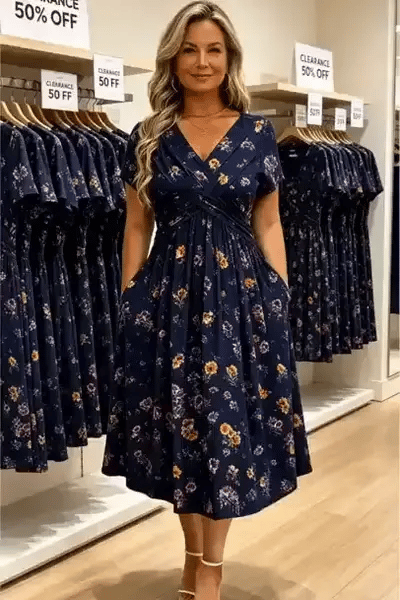 50% RABATT NUR HEUTE  Alora™ - Kleid mit Twist-Taille