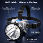 50% RABATT NUR HEUTE | HeadBeam™ - Leistungsstarke Stirnlampe