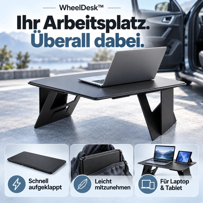 50% RABATT NUR HEUTE | WheelDesk™ - Mobiler Auto-Tisch