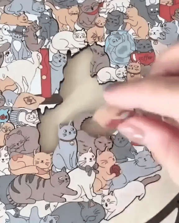 50% RABATT NUR HEUTE  PurrPuzzle™ - Beruhigendes Katzenpuzzle