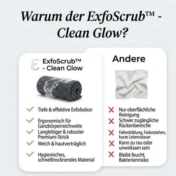 2 + 1 GRATIS HEUTE  ExfoScrub™ - Sauberer Glanz