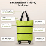 50% RABATT NUR HEUTE | FoldTrolley™ - 2-in-1-Einkaufswagen mit Rädern