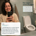 50% RABATT NUR HEUTE | PureRinse™ - Bidet-Aufsatz mit zwei Düsen
