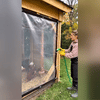 WindWall™ - Transparente wasserdichte Schutzplane