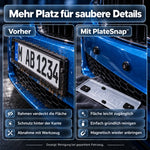 50% RABATT NUR HEUTE | PlateSnap™ - Kennzeichenhalter