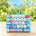 ClickCalm™ - Mini-Fidget-Tastatur als Schlüsselanhänger