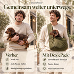 50% RABATT NUR HEUTE | DoxiePack™ - Tragetasche für Welpen & Dackel