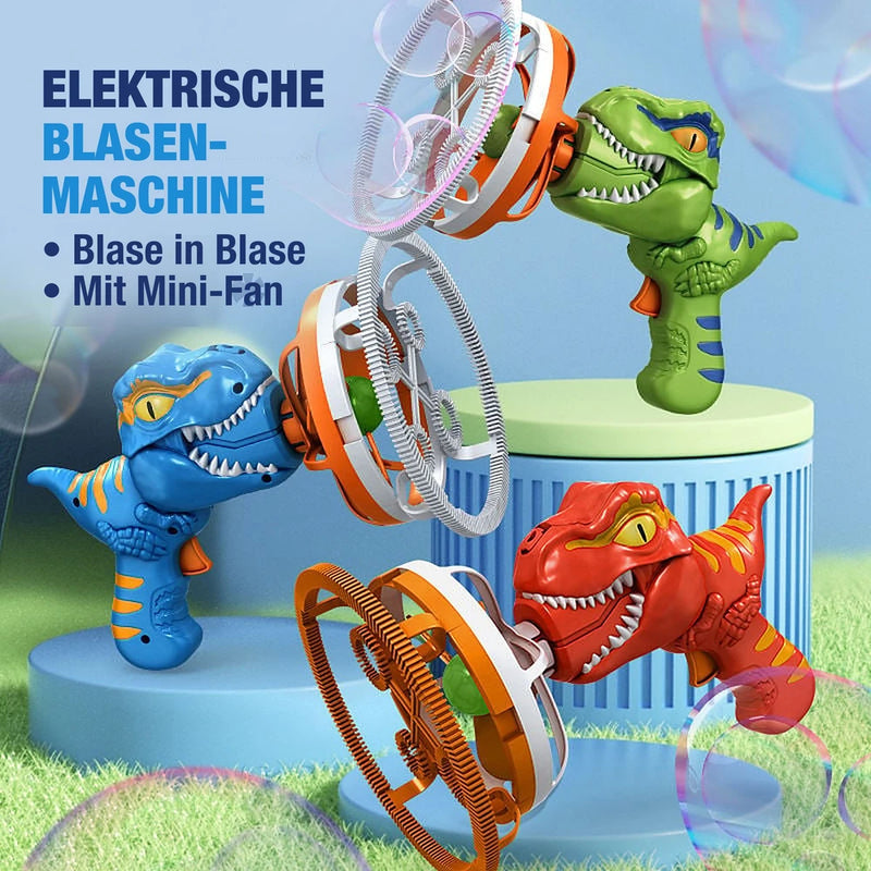 50% RABATT NUR HEUTE | DinoBubble™ - Dinosaurier-Seifenblasenblaster