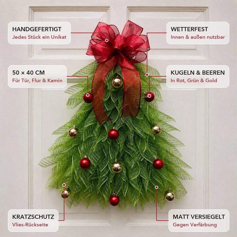 50% RABATT NUR HEUTE | HollyRing™ - Weihnachtsbaumkranz