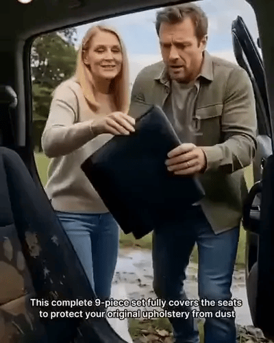 50% RABATT NUR HEUTE  SeatArmor™ - 9-teiliges Stepp-Sitzbezug-Set