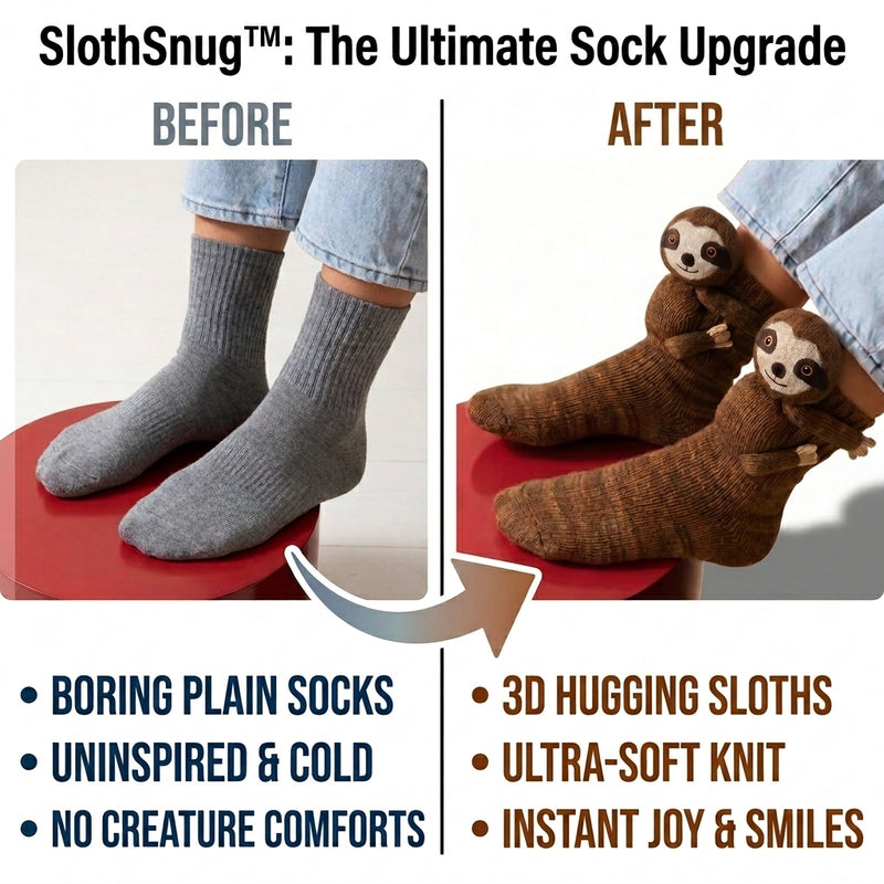 50% RABATT NUR HEUTE | SlothSnug™ - Kuschel Socken