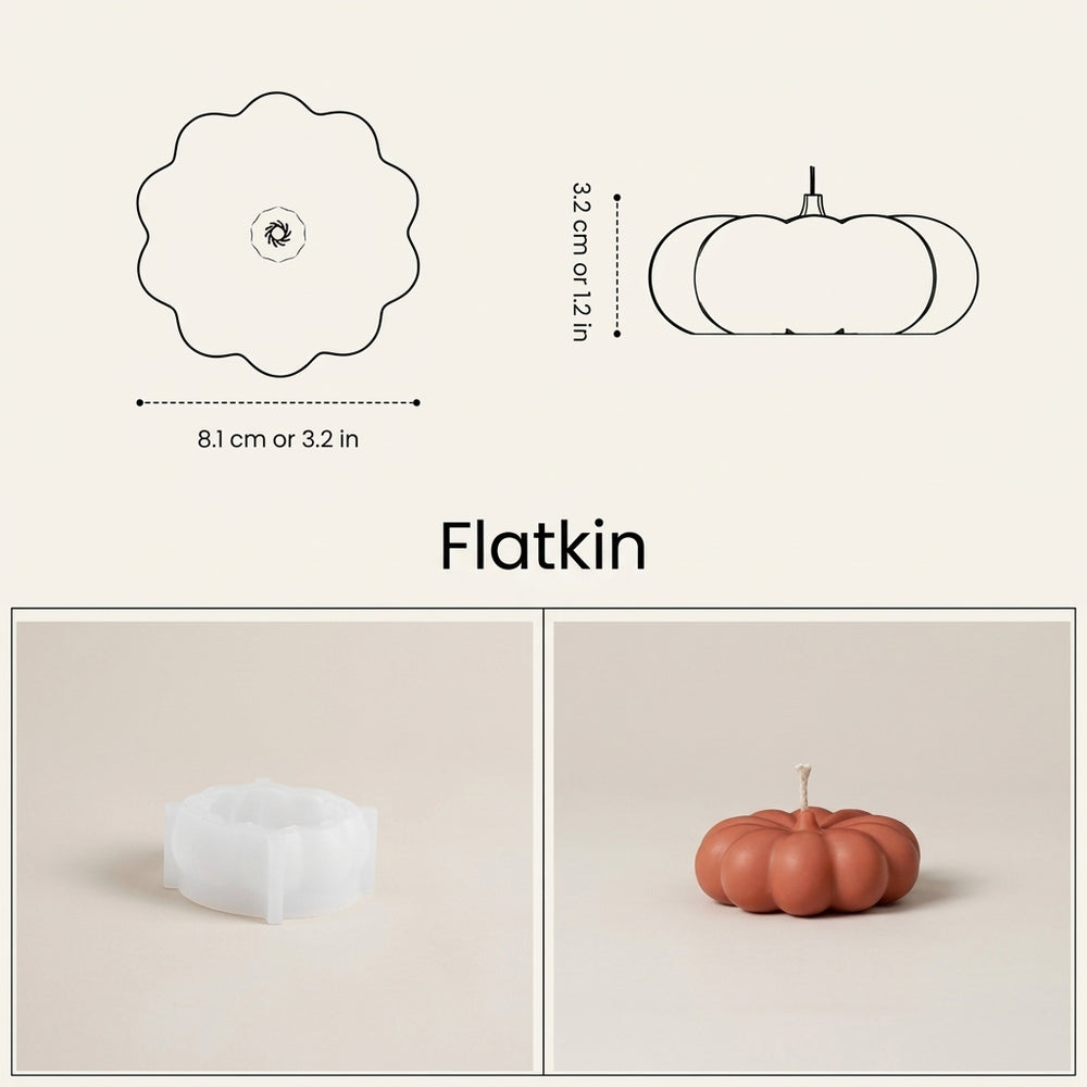 1+1 GRATIS HEUTE | PumpkinCast™ - Kürbis-Kerzenformen