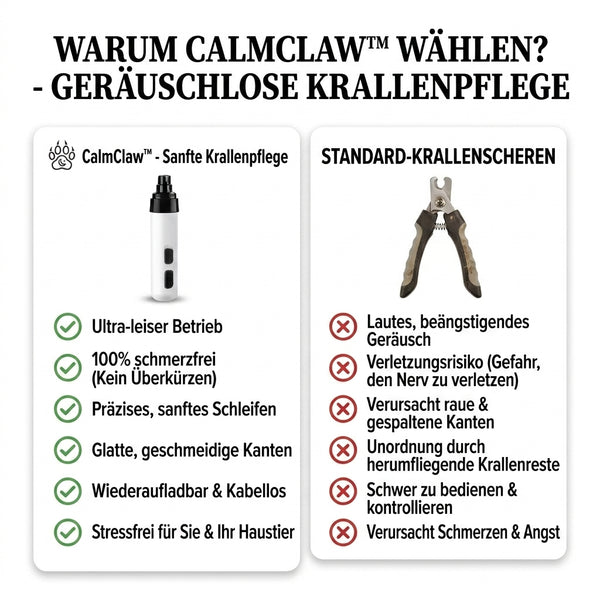 50% OFF TEMPORÄR  CalmClaw™ - Geräuscharmes Trimmen
