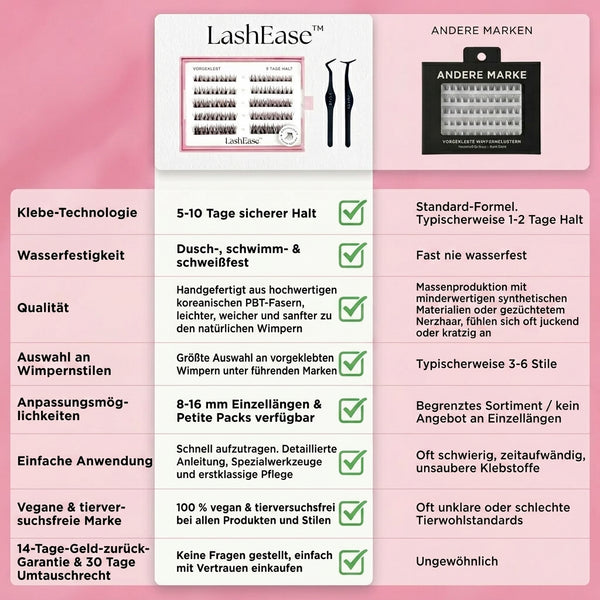 50% OFF TEMPORÄR  LashEase™ - Sofortwimpern