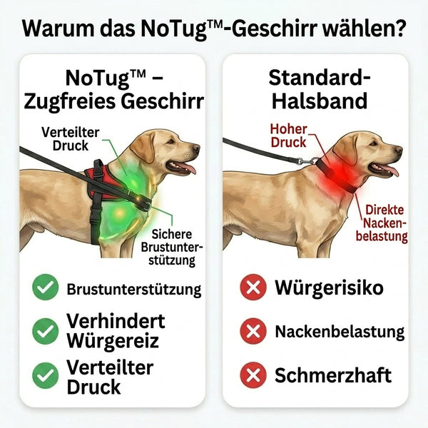 50% OFF TEMPORÄR  NoTug™ - Anti-Zug-Geschirr